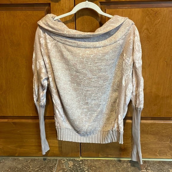 Free People Sparkly off the Shoulder Sweater - Picture 2 of 4